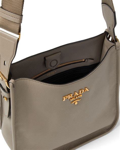 prada leather hobo bag|prada hobo bag price.